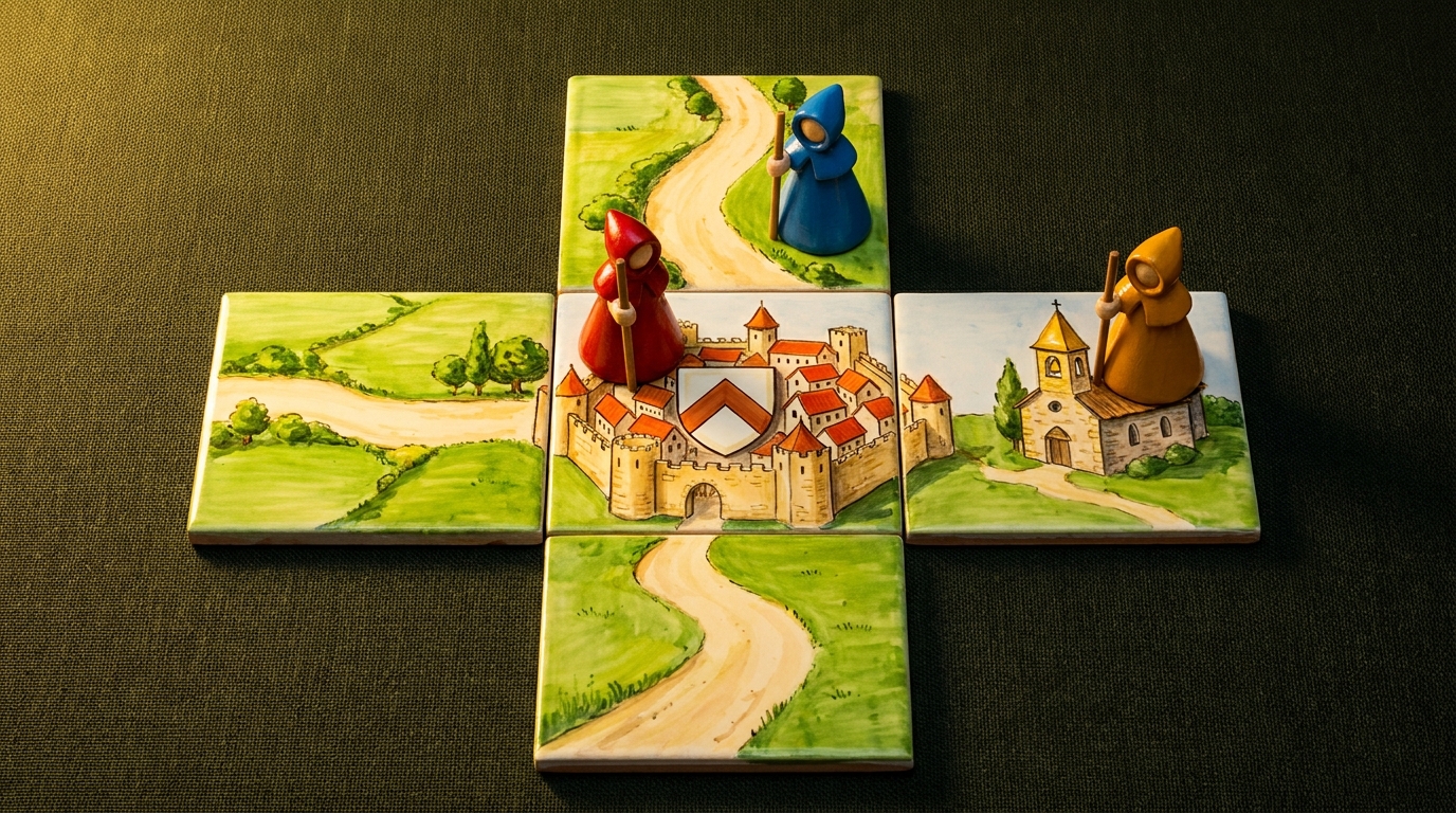Carcassonne game artwork